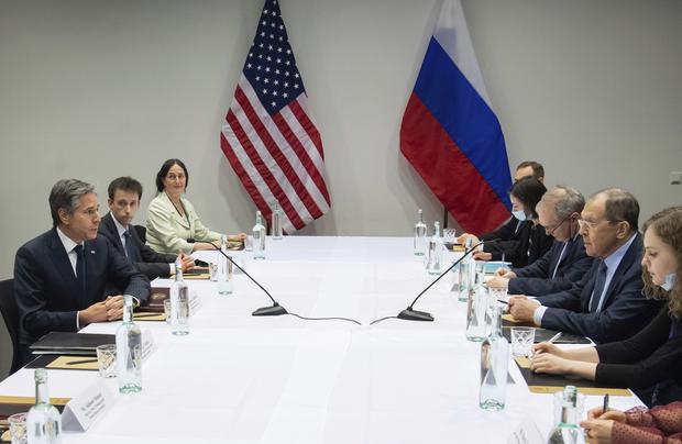 Встреча американских и российских дипломатов в Рейкьявике, Исландия (Saul Loeb / Pool Photo via AP)