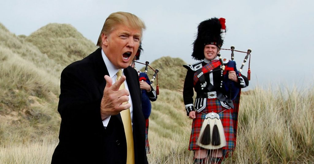 Эксклюзив: иск о расследовании покупки Трампом поля для гольфа в Шотландии