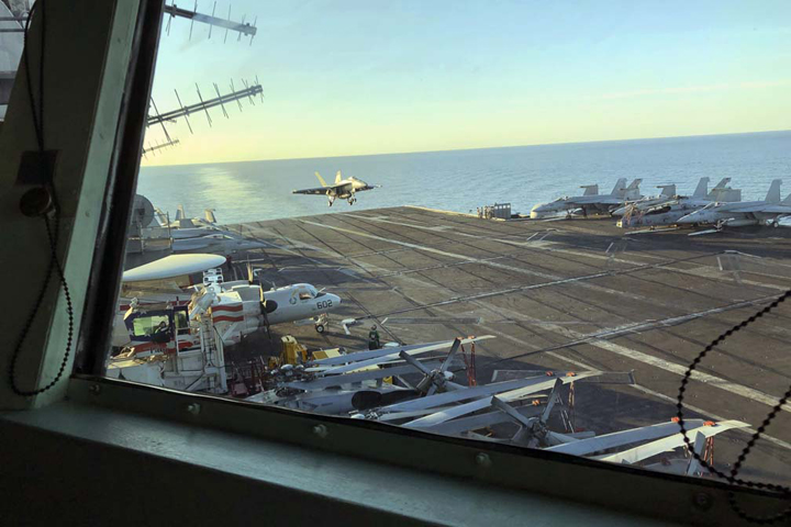 Военные корабли США остаются в Средиземном море из-за опасений российских войск