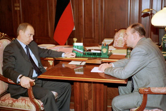 Встреча Владимира Путина с Владимиром Потаниным